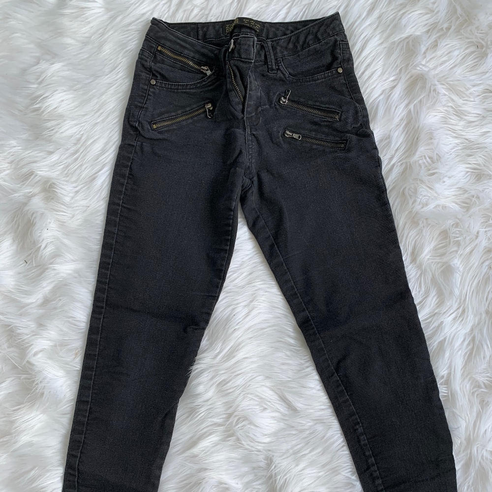 Zara Black Denim Jeans